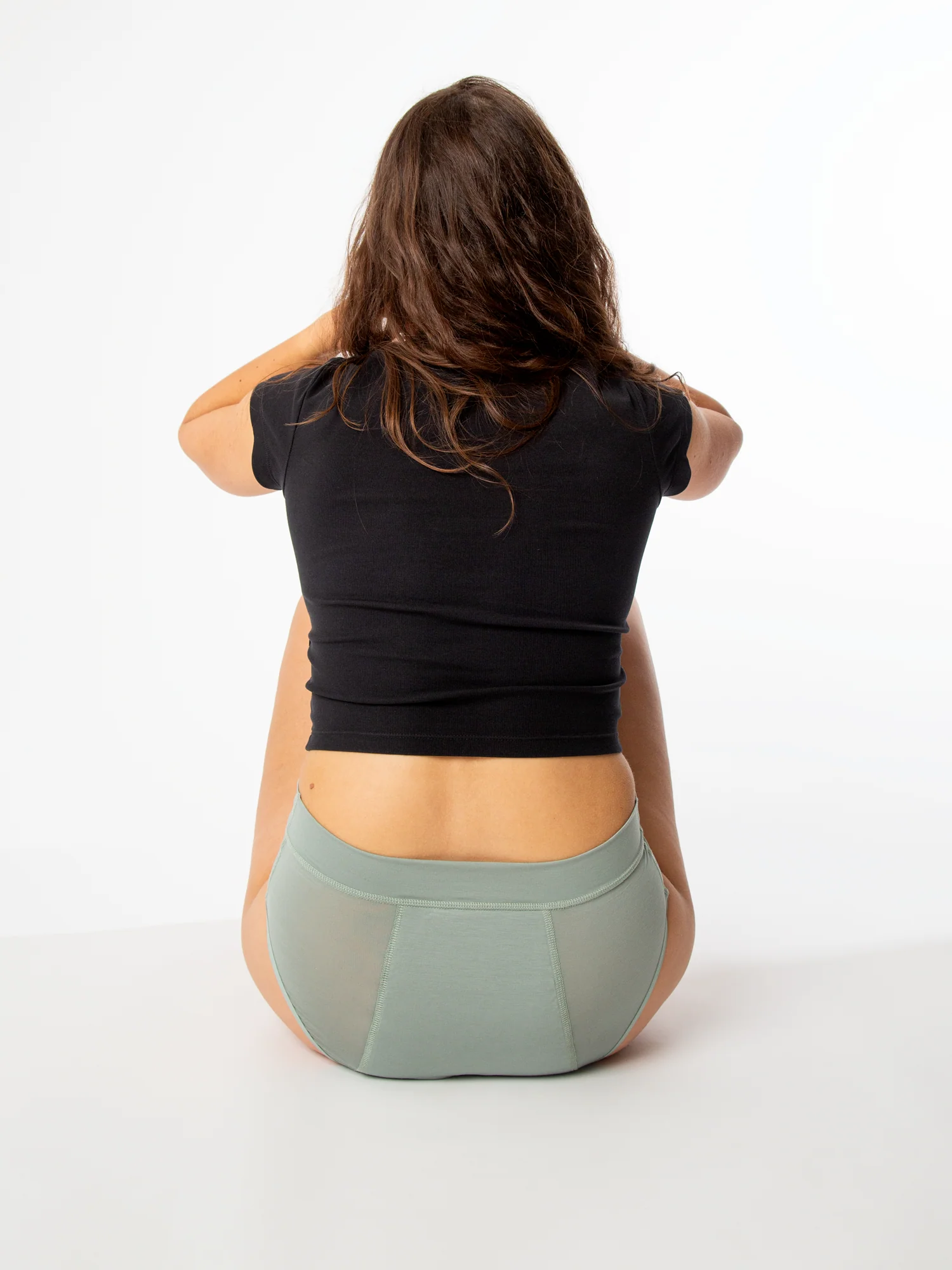 Overnight High Waist in Sage Green - Image 4