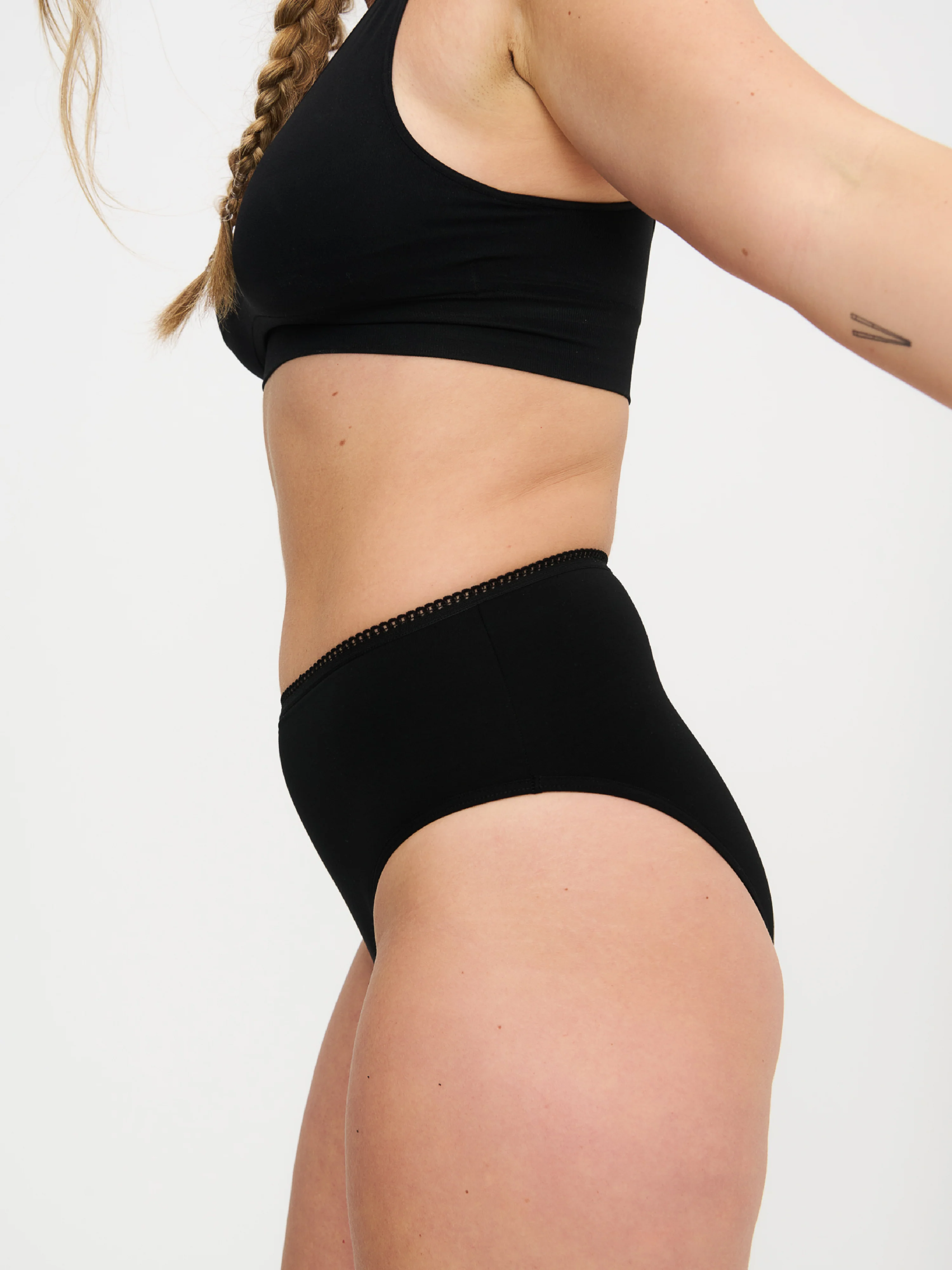 Tencel™ High Waist in Black - Image 3