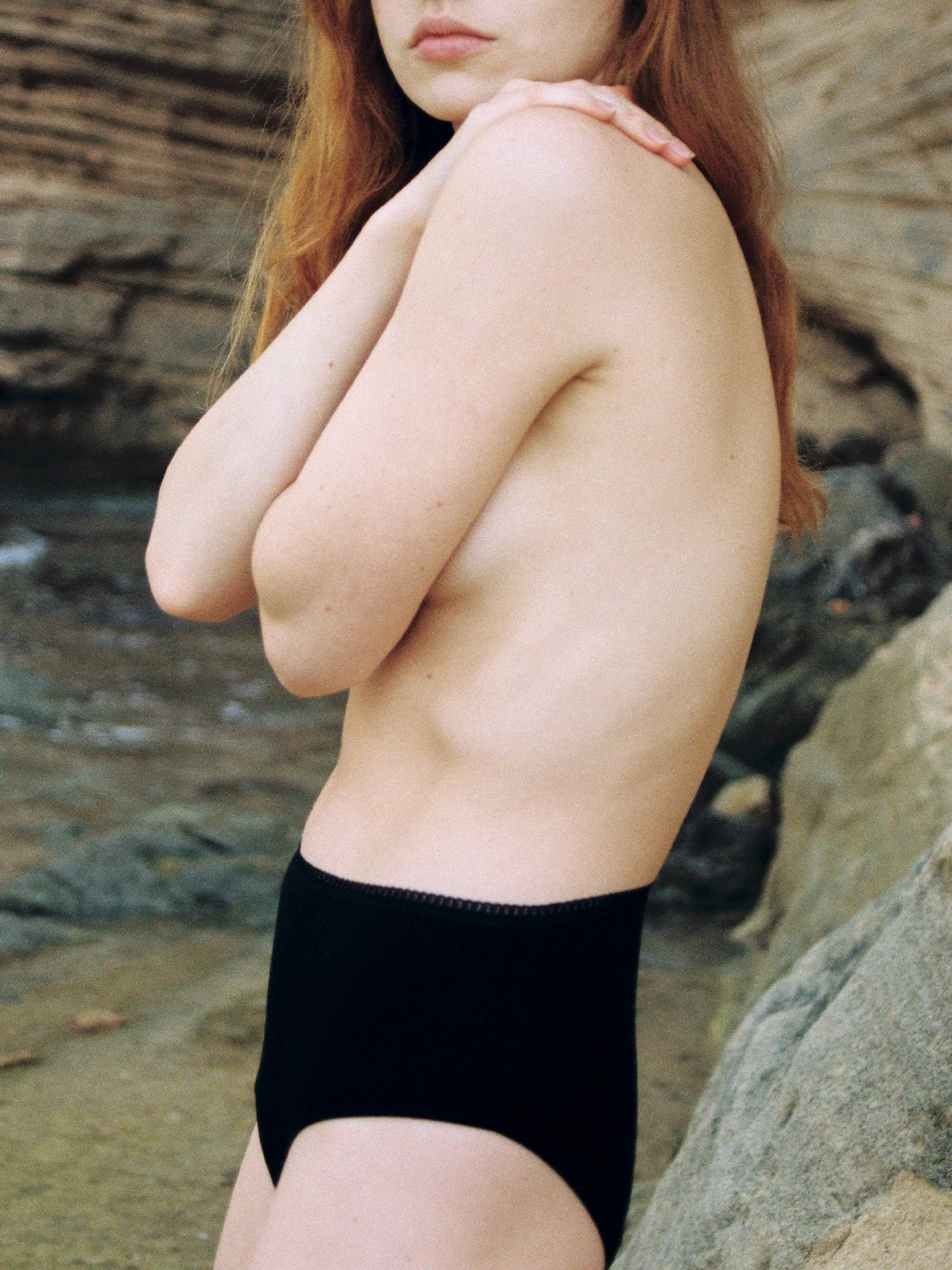 Tencel™ High Waist in Dusty Pink - Image 7